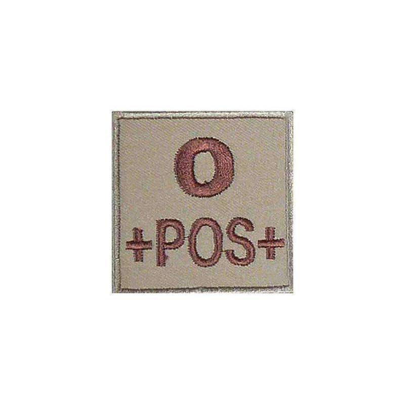 Patch groupe sanguin basse visibilité PVC