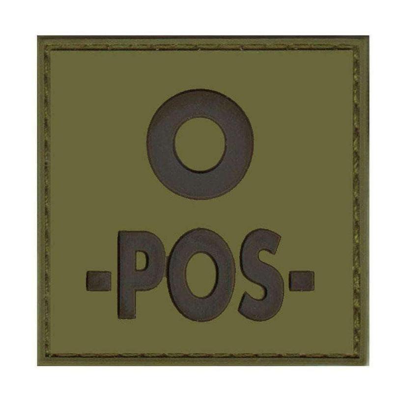 Patch groupe sanguin basse visibilité PVC