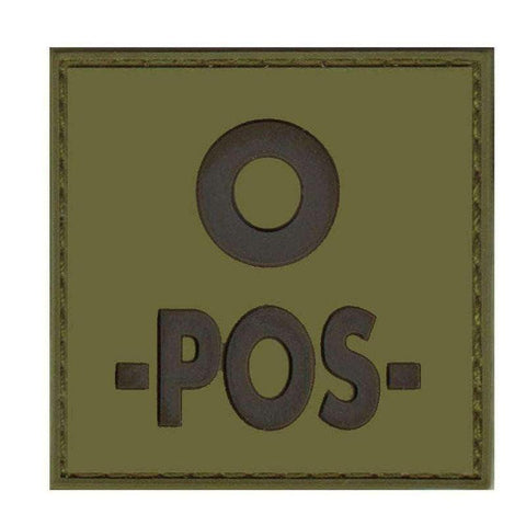 Patch groupe sanguin basse visibilité PVC