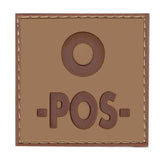 Patch groupe sanguin basse visibilité PVC