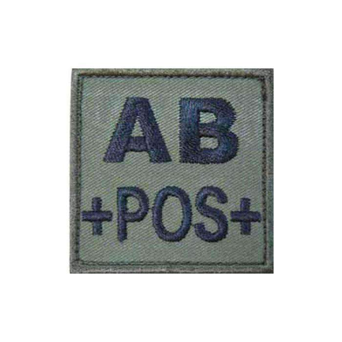Patch groupe sanguin basse visibilité Tissu