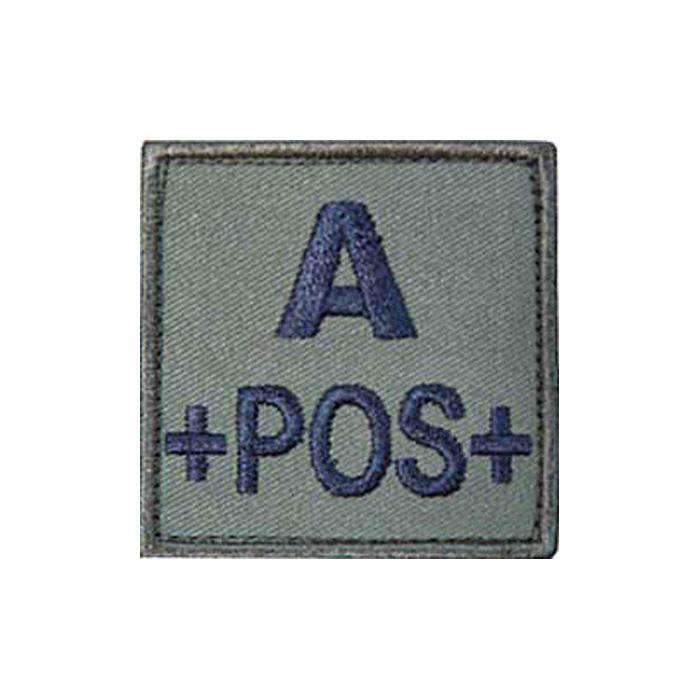 Patch groupe sanguin basse visibilité Tissu