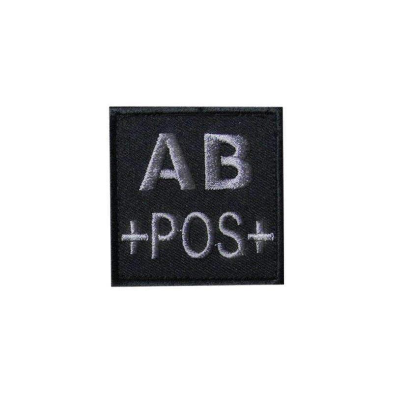Patch groupe sanguin basse visibilité Tissu