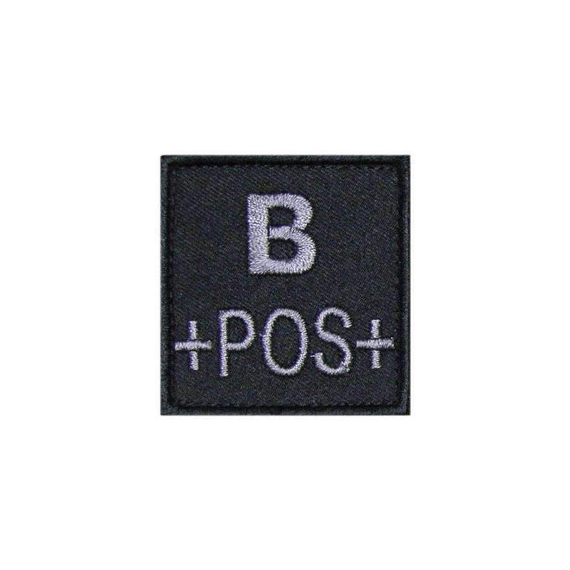 Patch groupe sanguin basse visibilité Tissu