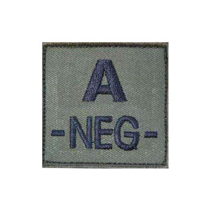 Patch groupe sanguin basse visibilité Tissu