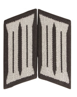 Patte de col de soldat est-allemand, forces terrestres, stock de réserve, lot de 10