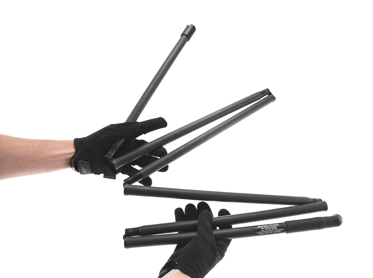 Perche pliante compacte Olympia Triumph aluminium 2,20 à 5 m repliée à 40 cm