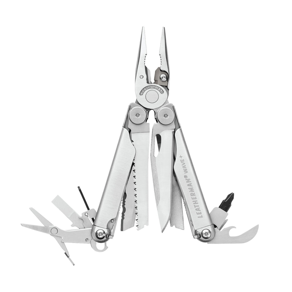 Pince multifonctions Leatherman Wave Plus 18 outils, deux lames 420HC accessibles