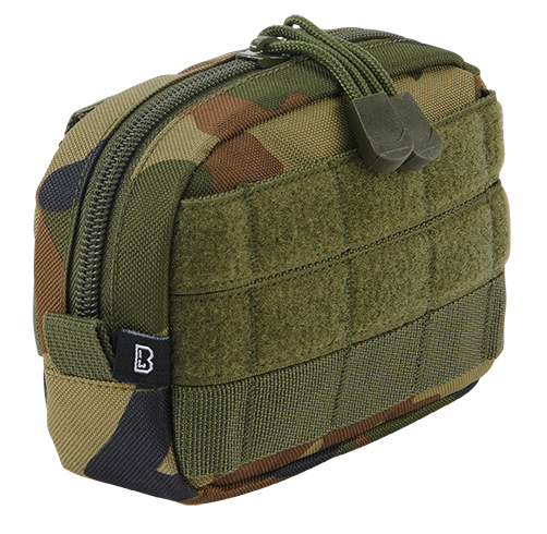 Pochette Brandit MOLLE Compact à glissière poche filet intérieure 11 x 15,5 x 4 cm