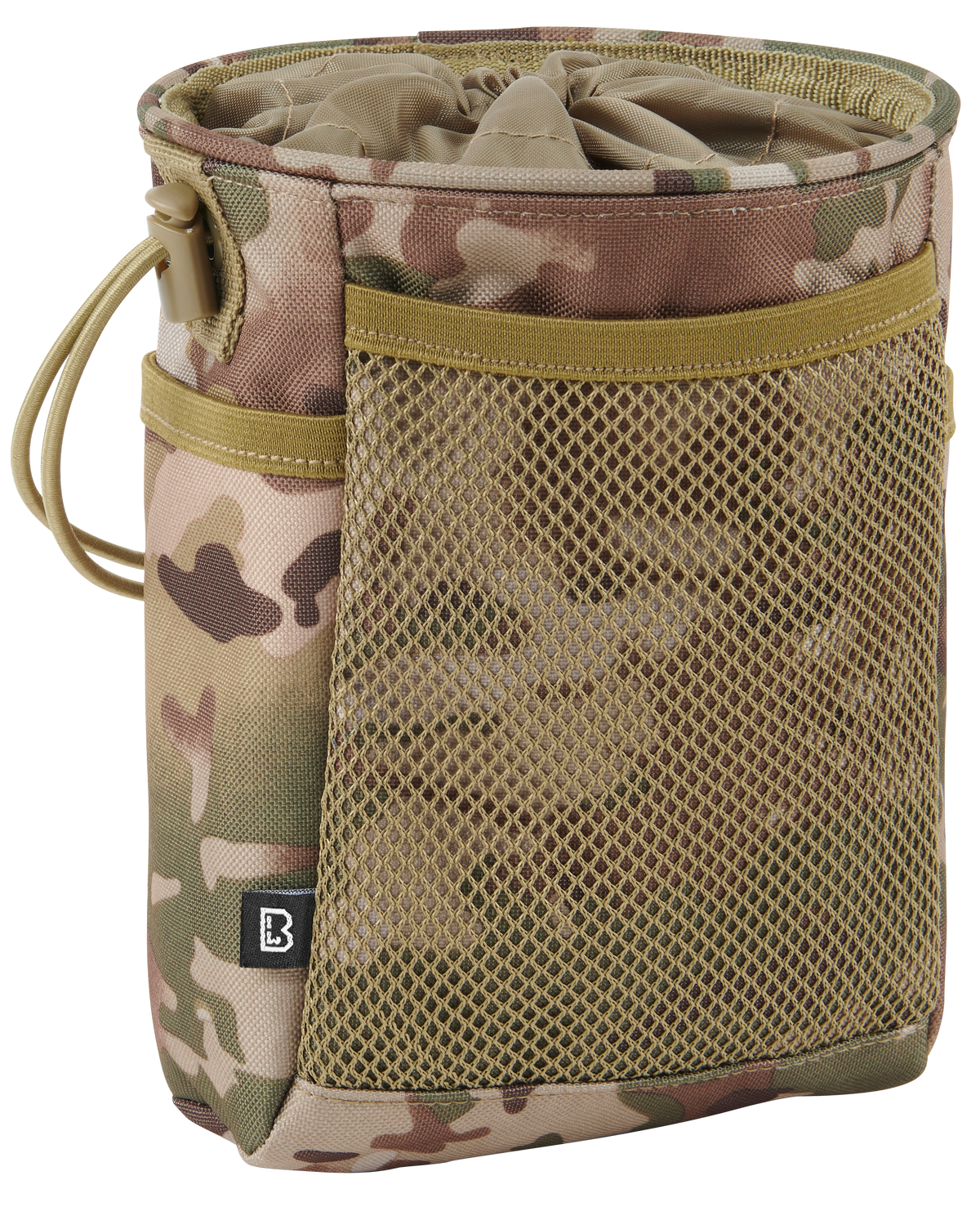 Pochette Brandit MOLLE Tactical 2,5 L collerette à cordon et deux poches latérales