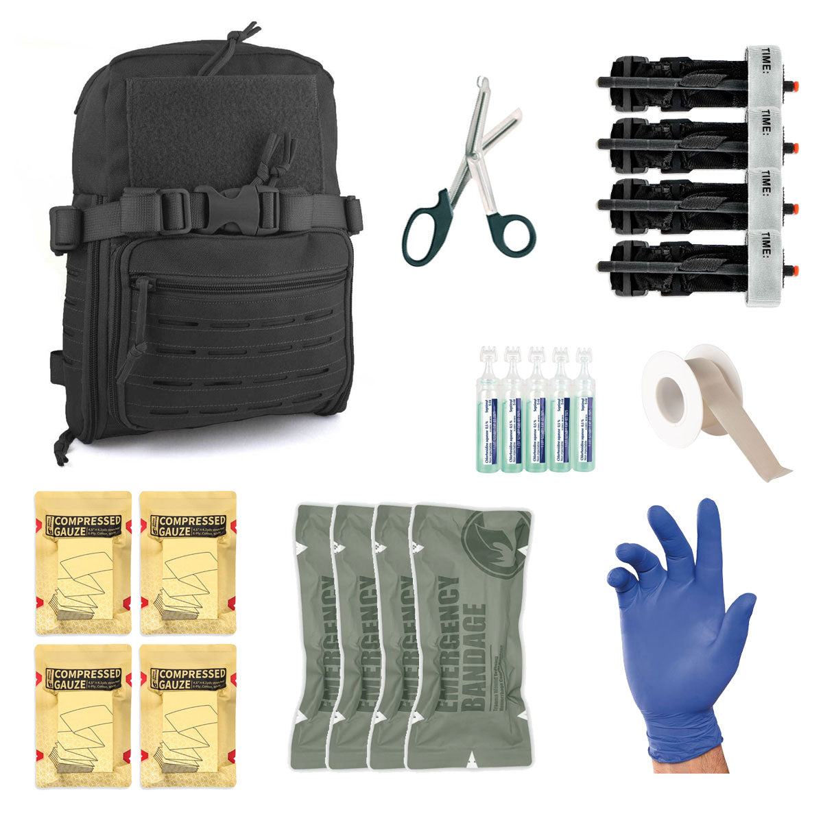 Pochette médicale Trousse de secours IFAK ECO-GUARD PATROL Bulldog Tactical Gear