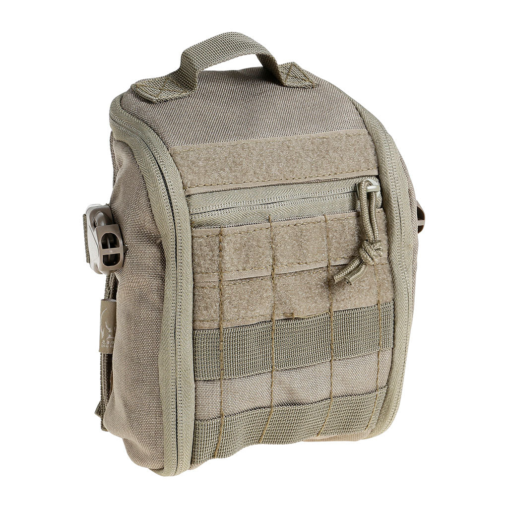Pochette médicale garnie Ares MOLLE avec garrot pansement compressif et ciseaux
