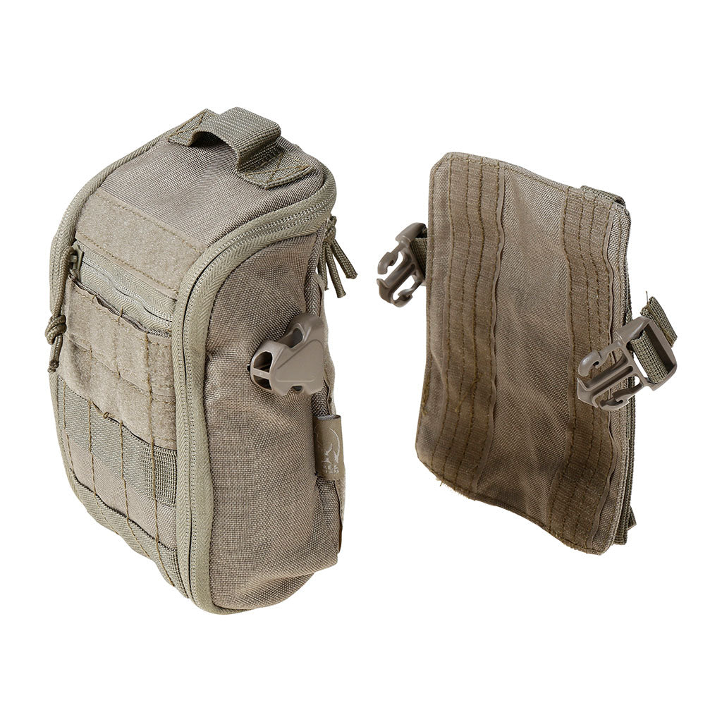 Pochette médicale garnie Ares MOLLE avec garrot pansement compressif et ciseaux