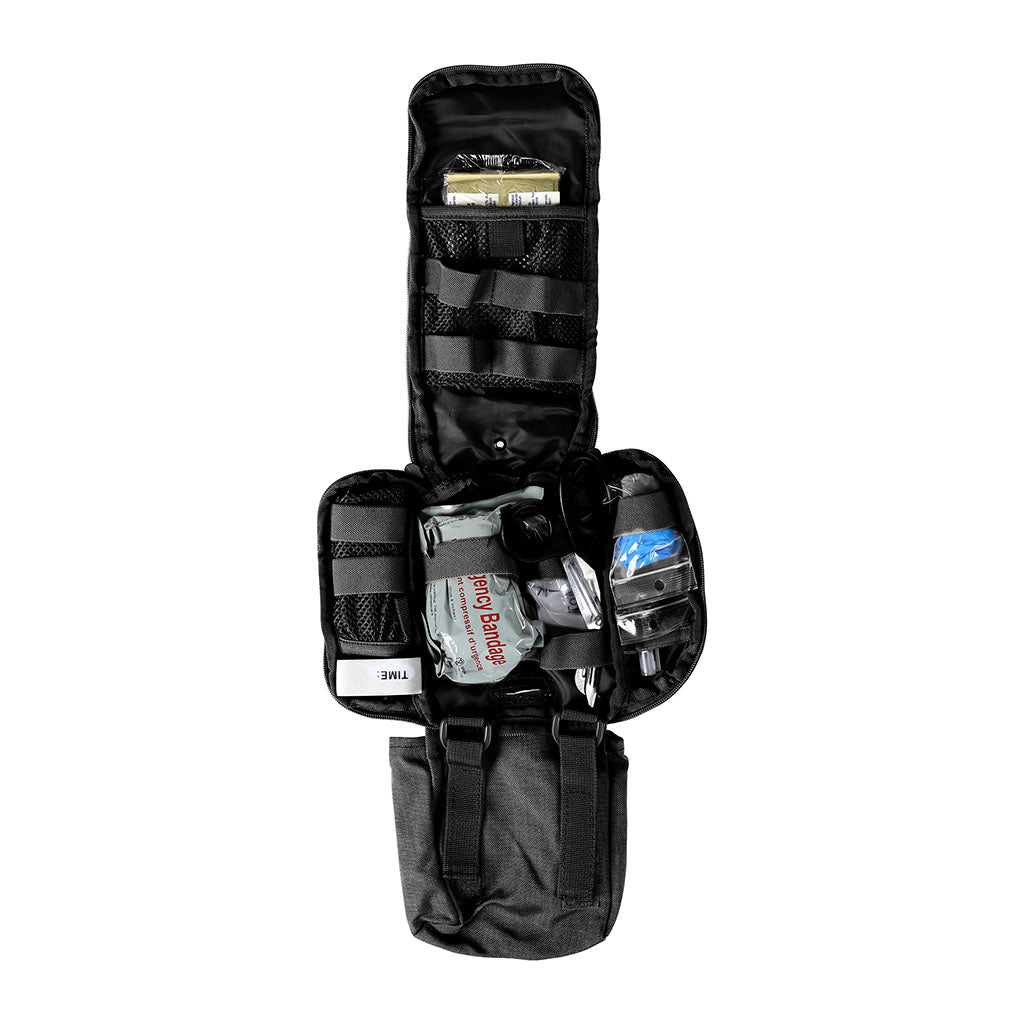 Pochette médicale garnie Ares MOLLE avec garrot pansement compressif et ciseaux