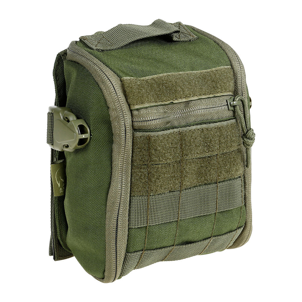 Pochette médicale garnie Ares MOLLE avec garrot pansement compressif et ciseaux