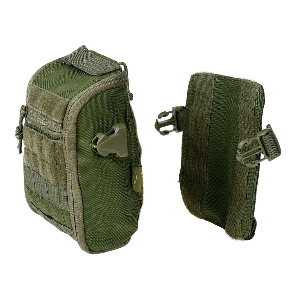 Pochette médicale garnie Ares MOLLE avec garrot pansement compressif et ciseaux