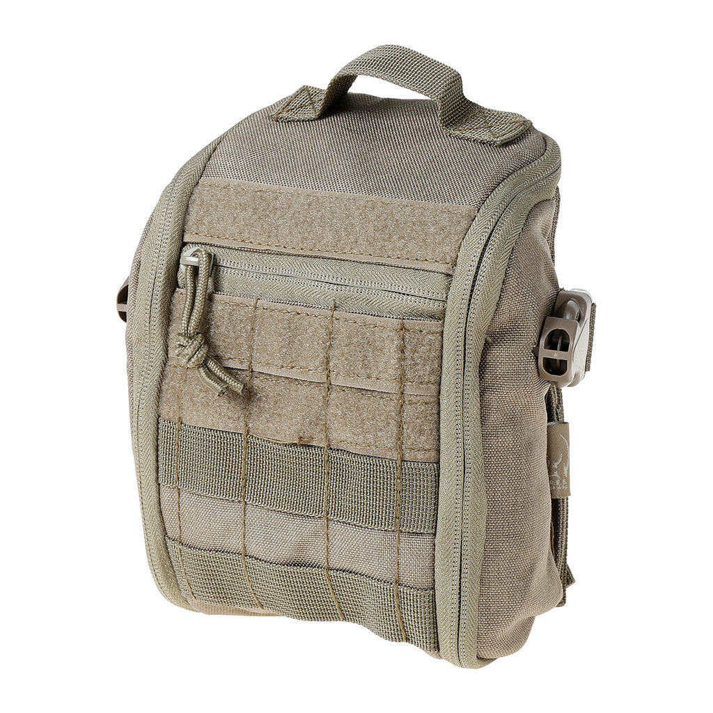 Pochette médicale garnie Ares MOLLE avec garrot pansement compressif et ciseaux