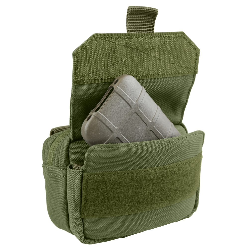 Pochette multi-usages Condor Digi 9 x 14 x 6 cm poche avant à rabat et double glissière