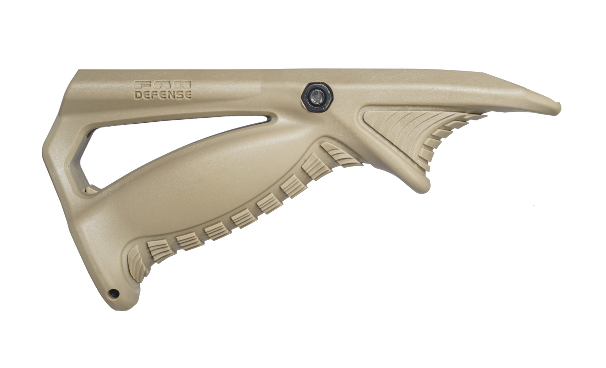 Poignée avant ergonomique FAB Defense PTK + VTS Combo avec support de pouce pour rail Picatinny