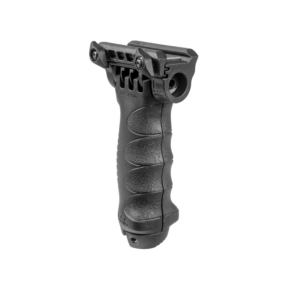 Poignée-bipied FAB Defense T-POD G2 QR à fixation rapide et jambes réglables pour rail Picatinny