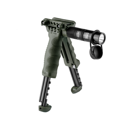 Poignée-bipied FAB Defense T-POD G2 SL avec lampe tactique intégrée