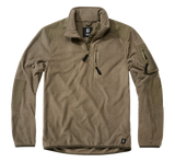 Polaire Brandit Fleece Troyer Ripstop 170 g/m² épaules et coudes renforcés poche de bras