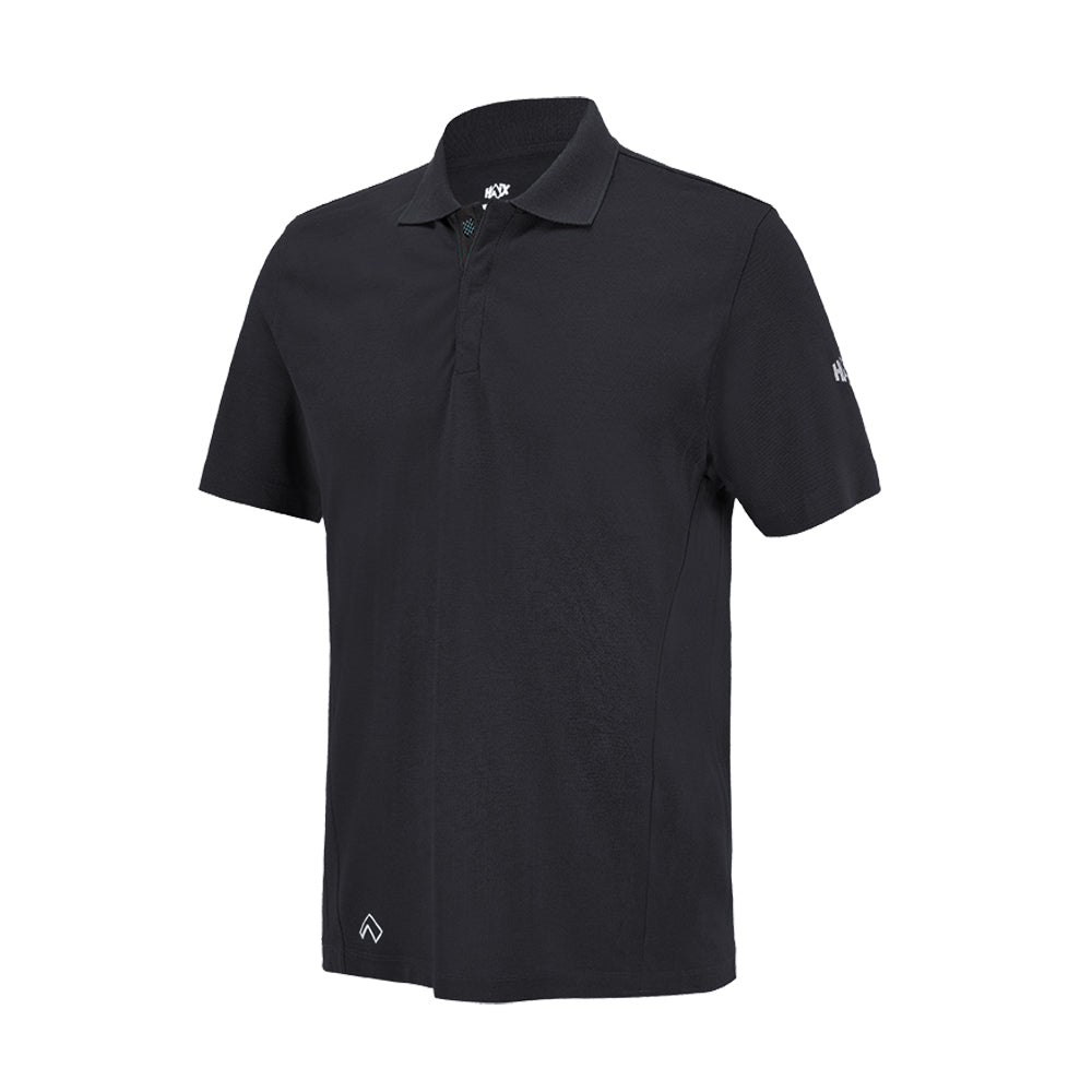 Polo Haix Flextreme coton polyester col boutonné lavable à 60 °C manches courtes