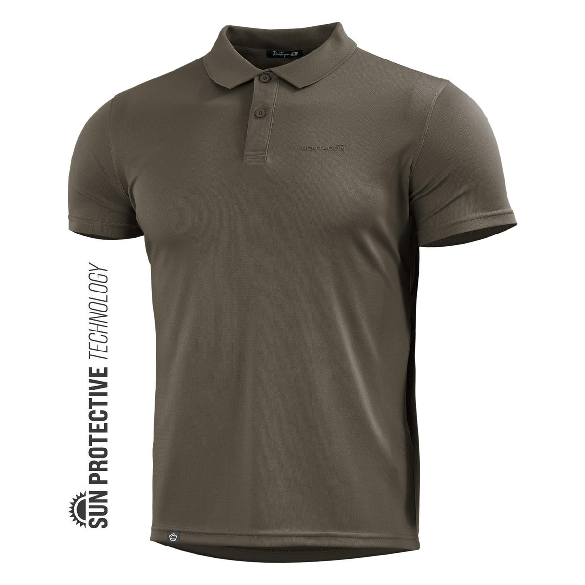 Polo Pentagon Anassa en polyester 175 g/m² protection solaire UPF 50+ EN 13758-1
