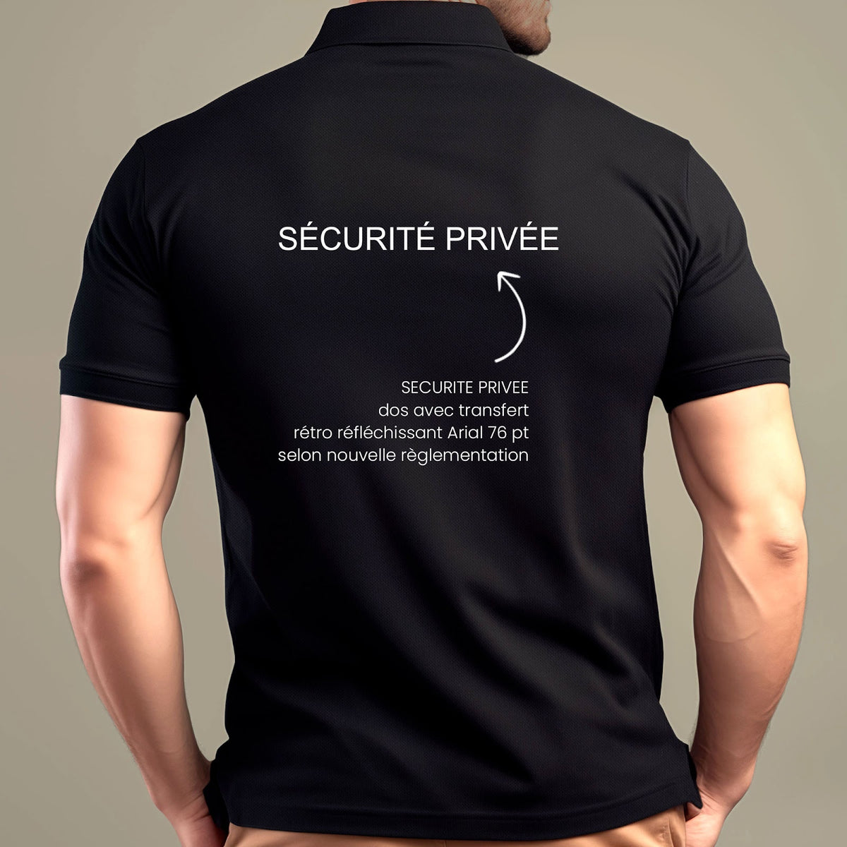 Polo Sécurité privée Patrol Equipement coton piqué 170 g/m² marquage réfléchissant