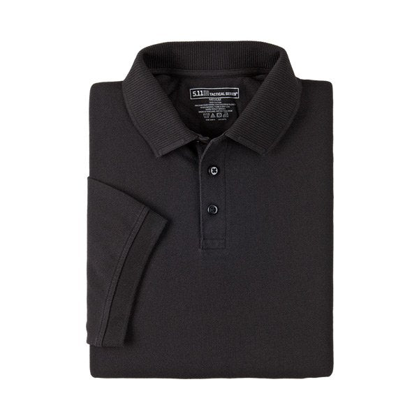 Polo professionnel manches courtes 5.11 Tactical coton jersey 193 g col à baleines flexibles
