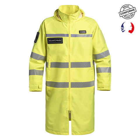 Poncho A10 Equipment Lightshell SÉCU-ONE haute visibilité membrane X-PERF 3000/3000 mm