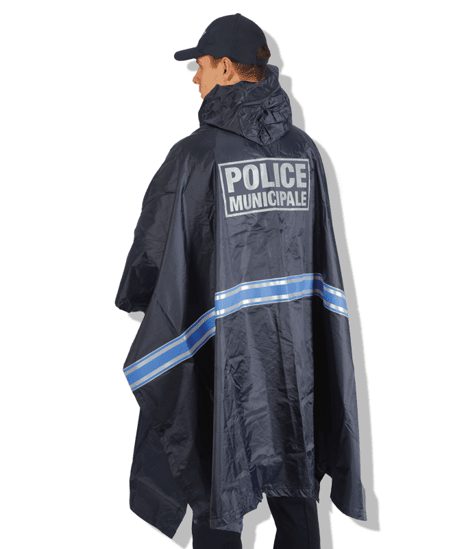 Poncho de pluie GK Pro Police Municipale pour le service extérieur par intempérie