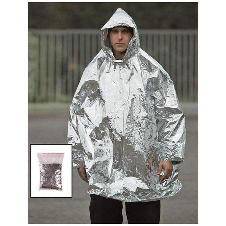 Poncho de survie Mil-Tec Survival Silver