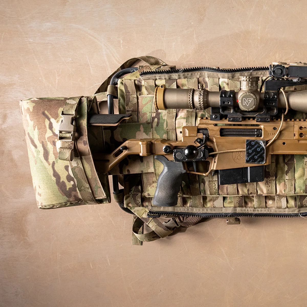 Porte-arme réglable tactique Eberlestock Mission ARC EMOD pour cadre Mission