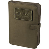 Porte-carnet tactique Mil-Tec Medium polyester enduit PU 18,5 × 3,5 × 24,5 cm 390 g avec bloc-notes