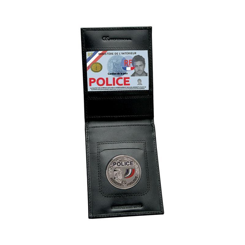 Porte-cartes vertical mini GK Pro FDO 2 volets cuir Navigo 95 × 130 mm