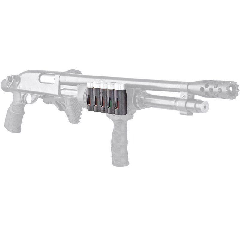 Porte-cartouches rigide calibre 12 FAB Defense SH-5 (5 cartouches) à fixation Picatinny