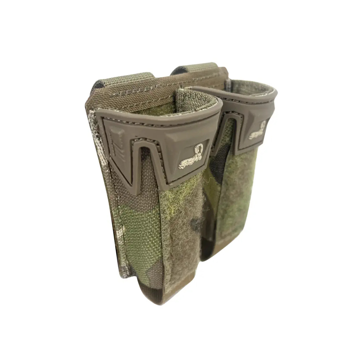 Porte-chargeur double Agilite Pincer Pistol 9 mm à puits polymère et dos MOLLE