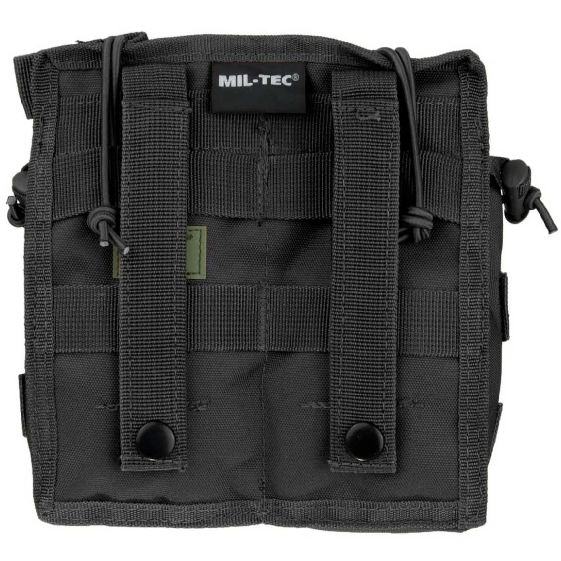 Porte-chargeur double Mil-Tec Open Top pour M4 polyester Oxford PVC compatible MOLLE avec sandow