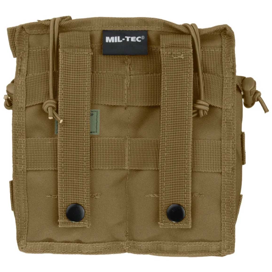 Porte-chargeur double Mil-Tec Open Top pour M4 polyester Oxford PVC compatible MOLLE avec sandow