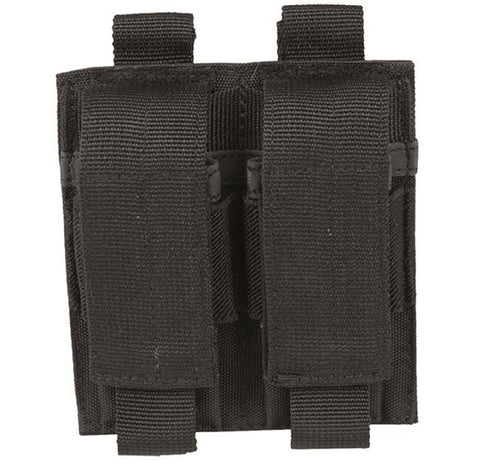 Porte-chargeur double Mil-Tec pour pistolet polyester PVC compatible MOLLE avec hauteur réglable