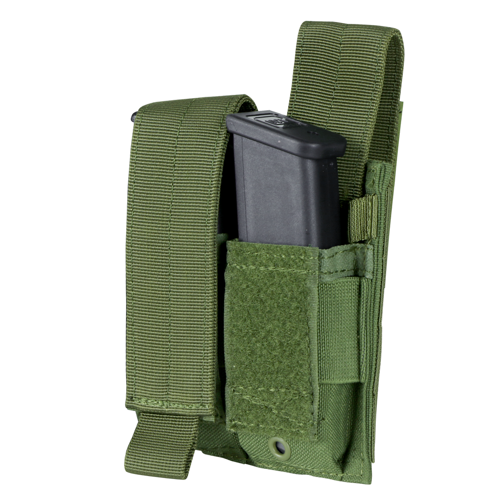 Porte-chargeur fermé Condor Double Pistol rabat amovible convertible en ouvert
