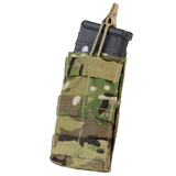 Porte-chargeur ouvert Condor Single M4 bande élastique et sangle MOLLE frontale