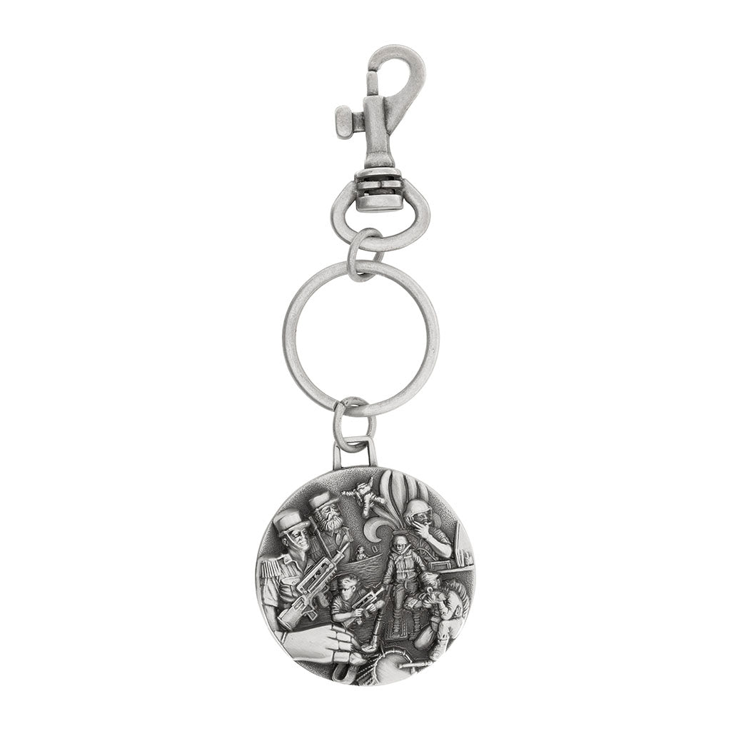 Porte-clés Boussemart Légion étrangère à motif en relief pour trousseau quotidien