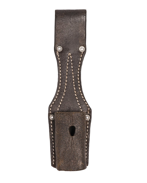 Porte-fourreau type allemand 98/05 Mil-Tec en cuir de buffle pour baïonnette 98/05