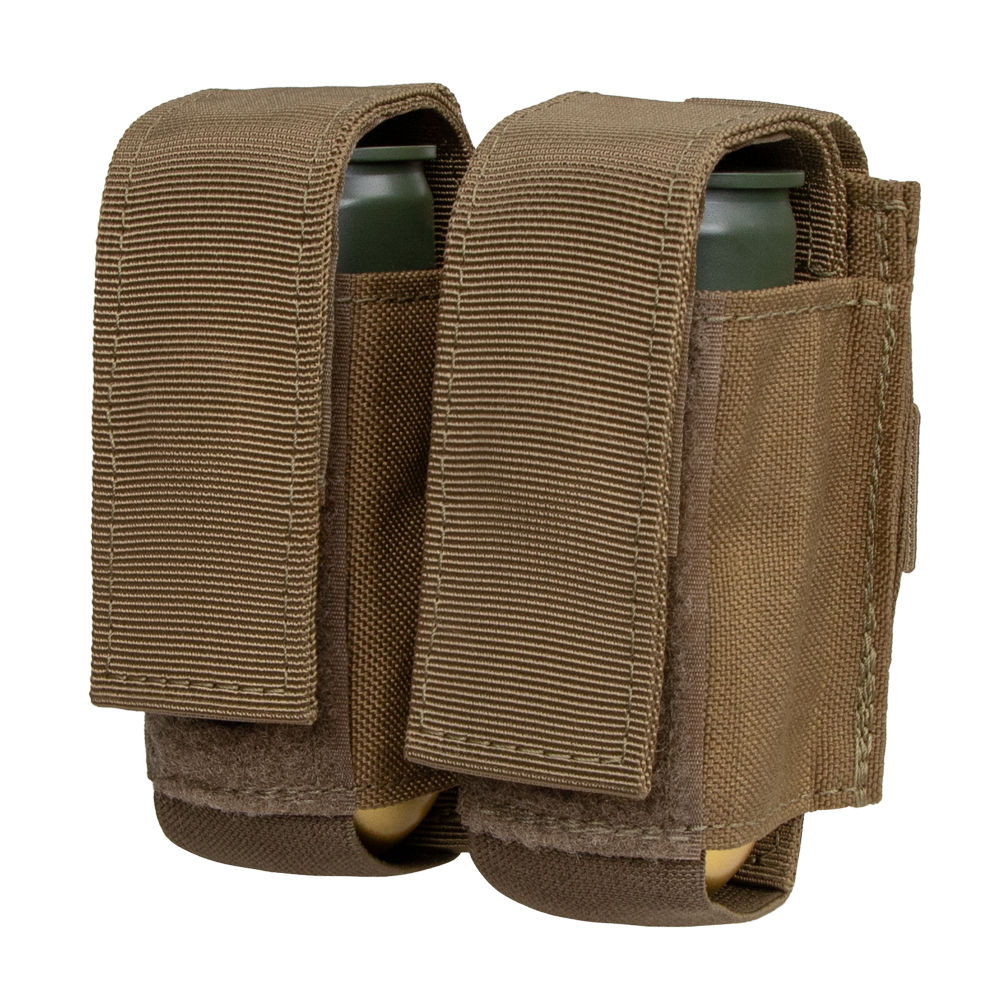 Porte-grenade Condor Double 40 mm rabats réglables à pression et fixation MOLLE