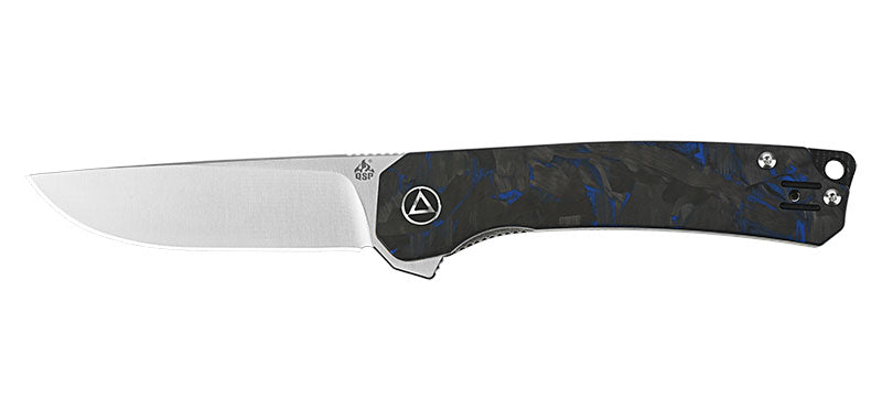 Couteau pliant QSP Osprey shredded acier 14C28N lame 82 mm lame drop point