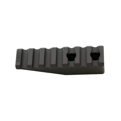 Rail Picatinny Spuhr A-0037 hauteur 20 mm longueur 75 mm pour montage ISMS 32 g