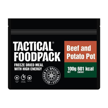 Ration lyophilisée Tactical Foodpack Parmentier de Bœuf 601 Kcal