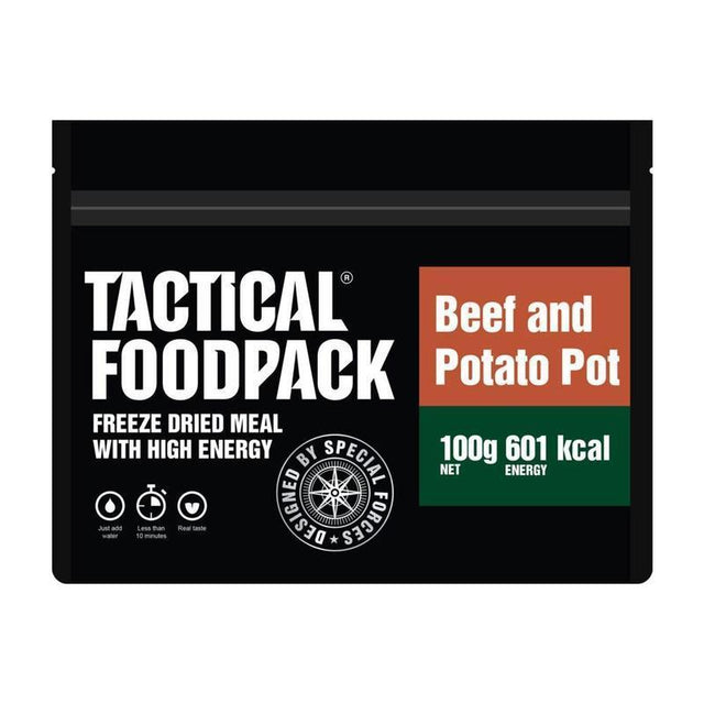 Ration lyophilisée Tactical Foodpack Parmentier de Bœuf 601 Kcal